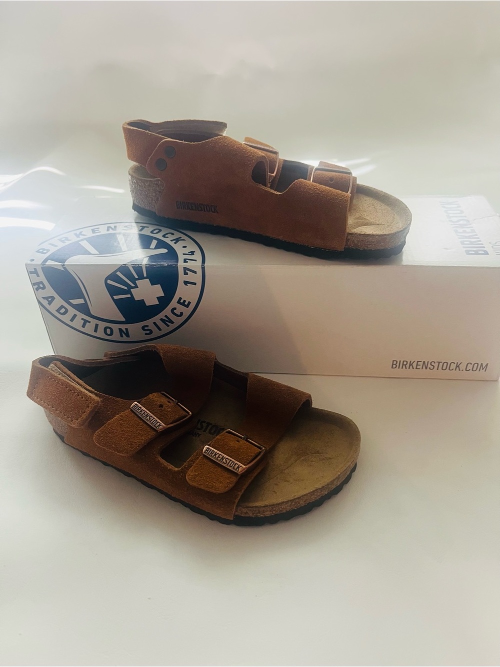 BIRKENSTOCK Milano HL Kids in mink brown size 11